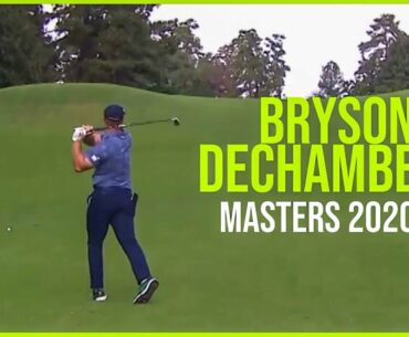 Watch Bryson DeChambeau Every Golf Swing Final Round Masters 2020