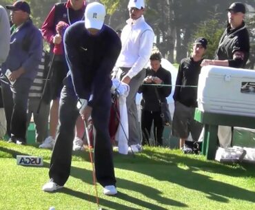 Tiger Woods Flip Frame Left Handed 2012 US Open Olympic Club Swingvision Slow Motion