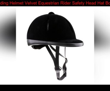 Horse Riding Helmet Velvet Equestrian Rider Safety Head Hat Body Protectors Riding Equipment For Ki