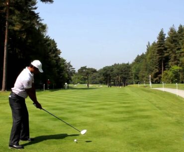 Michael Campbell tees of the 12th at Wentworth