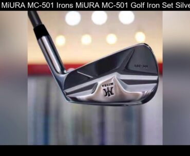 Golf Club MiURA MC-501 Irons MiURA MC-501 Golf Iron Set Silver 4-9P R/S Flex Shaft With Head Cover