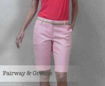 Anabel Retro Dot Short & annika cosmo golf polo - 2 colors