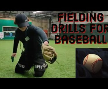 Fielding Drills For Baseball Working Through The Ball