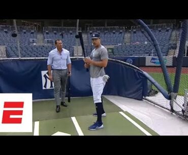 [Exclusive] Giancarlo Stanton and Alex Rodriguez talk batting strategy, Yankees & more | ESPN