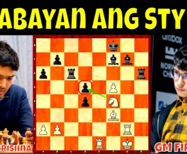 Sinabayan lang ang Style? Ay siya! || GM Harikrishna vs  GM Firouzja Tata Steel Masters 2021 Round 8