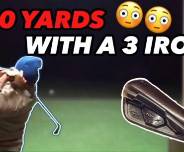 300 yards with a 3 iron? - Lit Driving Range Session