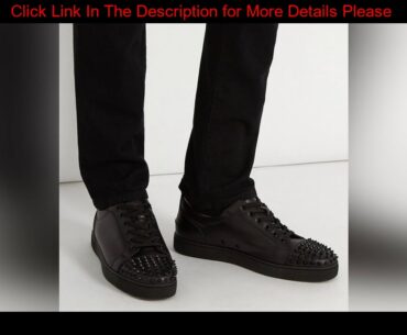 #Top Spring Lace Up Low Top Casual Shoes Men Spikes Flat Fashion Rivet Stud Male sneakers Shoes Man