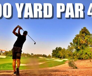 THE LONGEST PAR 4'S IN DUBAI! | IRONS ONLY! | Golf Course Dubai