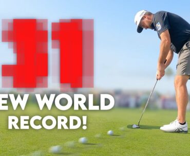 How many putts can we hole in ONE MINUTE! | Golf World Record with Graeme McDowell