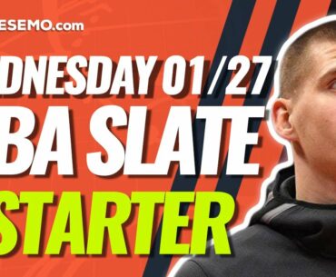 NBA DFS FIRST LOOK 1/27/21 | The NBA Slate Starter Podcast