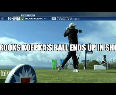 Brooks Koepka Hits His Ball Into a Shoe on the PGA Tour - Golf Rules Explained