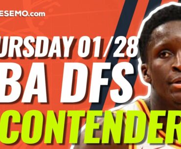 FANDUEL NBA DFS PICKS TODAY | Top 10 ConTENders Thu 1/28 | NBA DFS Simulations