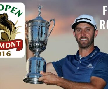 2016 US Open Golf At Oakmont Country Club Final Round | Dustin Johnson | Jim Furyk | Shane Lowry