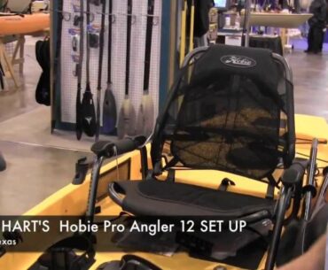 yakntexas~ HOBIE PRO ANGLER 12 how to rig it. pro staff TODD HART shows