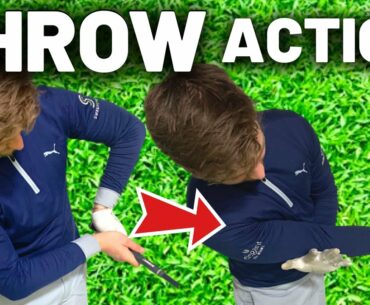 Right Arm Throw Action in Detail For Incredible Club head Speed!