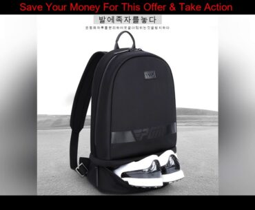 #Best 35L Golf Clothing Bag Shoes Bag Multifunction Storage Bag Travel Rucksack Waterproof Handbag