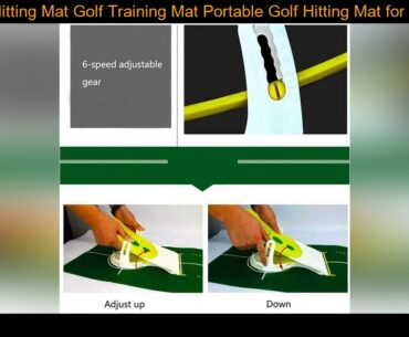 Golf Hitting Mat Golf Training Mat Portable Golf Hitting Mat for Swing Detection Mini Golf Practice