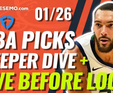 NBA DFS PICKS: DRAFTKINGS & FANDUEL LINEUPS & LATE NEWS | TUESDAY 1/26/21