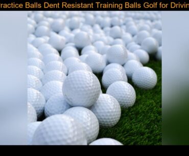 Golf Practice Balls Dent Resistant Training Balls Golf for Driving Range Swing Practice Outdoor Ind