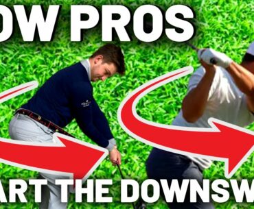 How PGA TOUR PROS Start The Downswing