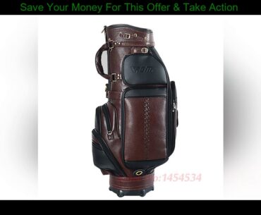 #Review Golf Genuine Leather Bag Standard Ball Package High Quality Men Personalized Sport Golf Tra