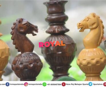 WOODEN CHESS MEN BOARD & SETS - HANS RAJ MAHAJAN & SONS INDIA