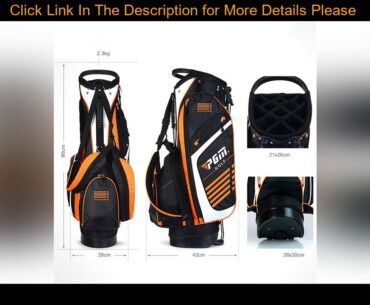 #Top PGM Portable Golf Stand Bag Golf Bags with Stand 14 Sockets Multi Outdoor Sport Pockets Standa