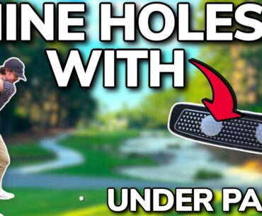 Nine Holes With a Training Aid!! How Low Can I GO?? | Bryan Bros Golf