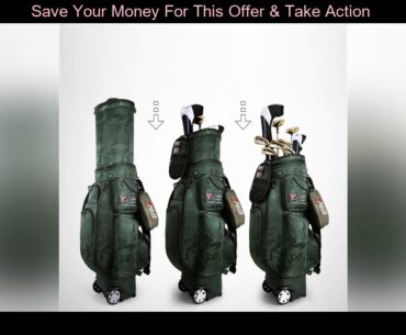 #Slide PGM Portable Trolley Standard Ball Bag Retractable Airbag Multi-Functional Sport Golf Travel