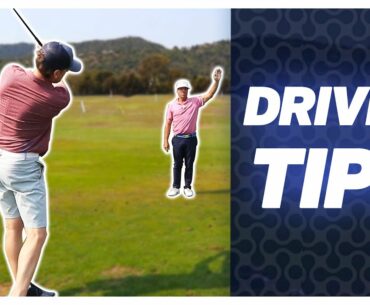 Golf Tips for Driving Straight - Driver Draw