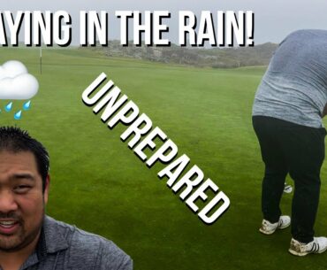 Unprepared For Rainy Golf (Pacific Grove Golf Links) - 18 Holes