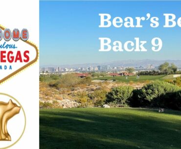 Bear's Best Round 1 back 9 can I make a come back