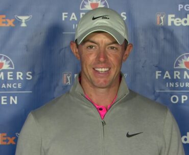 Rory McIlroy Sunday Flash Interview 2021 Farmers Insurance Open - Round 4