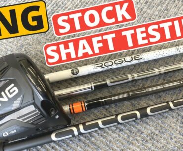 PING STOCK SHAFT TEST - Using G425 LST Driver