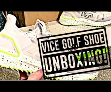 Vice Golf Shoe Unboxing (Adidas Collaboration Special Edition)