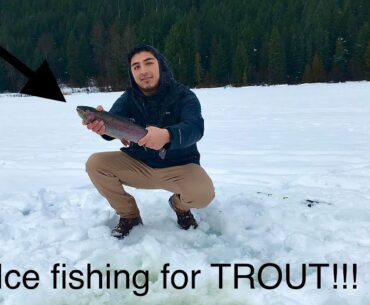 Trillium Lake Ice Fishing | Winter Trout Fishing | Oregon Fishing