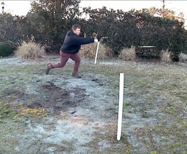 Average MA40 arm - Coastal Carolina University disc golf round