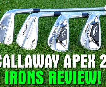 CALLAWAY APEX 21 IRONS REVIEW!!