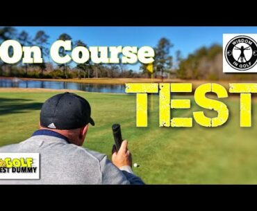 Shawn Clement's Wisdom in Golf - First Round of Golf with Swing Changes - Golf Test Dummy