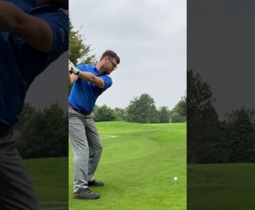 DRIVER GOLF SWING HITTING A BOMB! #shorts