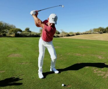 Hitting an 8-Iron with Paul Casey