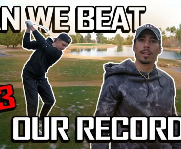 Beating Our Record!? | 2 Man Scramble | Wildhorse Golf Club