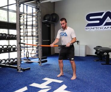 lateral stick wall push with flex level 2