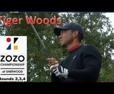 Tiger Woods Zozo Championship 2020 Rounds 2 3 & 4