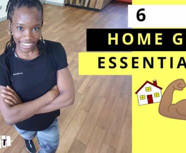 6 MUST-HAVE ESSENTIALS for WORKING OUT AT HOME! | Fitness Tips | Exercise Equipment | FIT WITH T