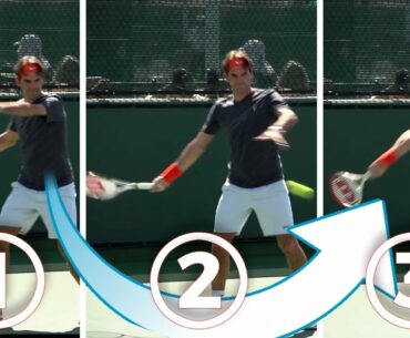 3 Steps To Hit Your Forehand Like Federer (Science Backed)