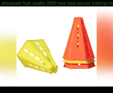 Factory wholesale high quality 2020 new type soccer training marker cone football windproof polygon
