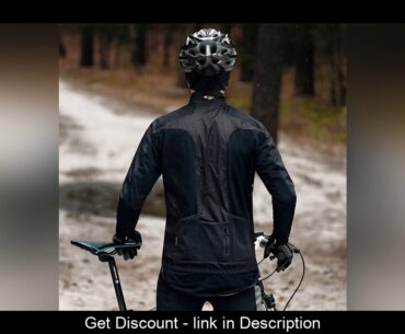 Best Promo Santic Men Cycling Jacket Winter Windproof MTB Coat Keep Warm Quick Dry High Flexibility