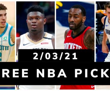 NBA Betting Picks, Vegas Odds, News and NBA DFS Plays | Free NBA Picks Today (February 3, 2021)