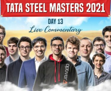 Can Anish Giri win Tata Steel Masters 2021? | Round 13 #Live Commentary by Sagar Shah, Amruta Mokal